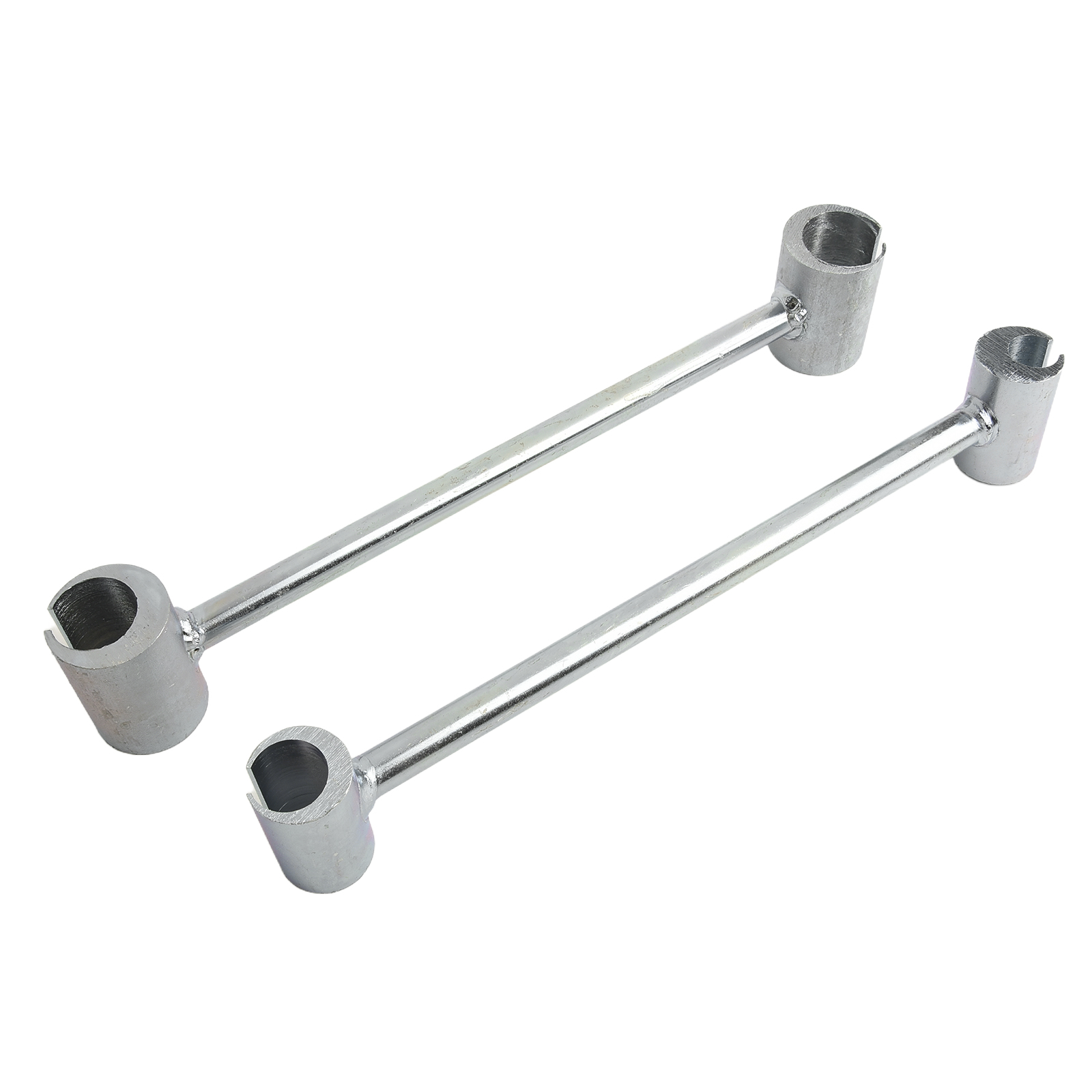 Clé de réglage des espaces de charnière, clé de réparation de charnière de porte à Double tête, clé en acier de pour outil de réparation des espaces de charnière à domicile 2 pièces