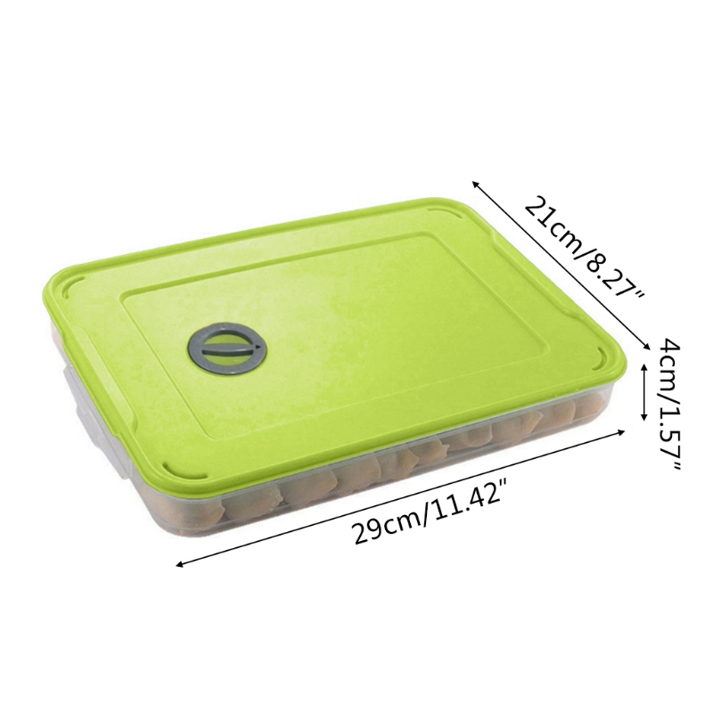 Flat Plastic Box for Kitchen Refrigerator Organization Transparent Food Storage Container for Kitchen Fridge Freezer Holder Box