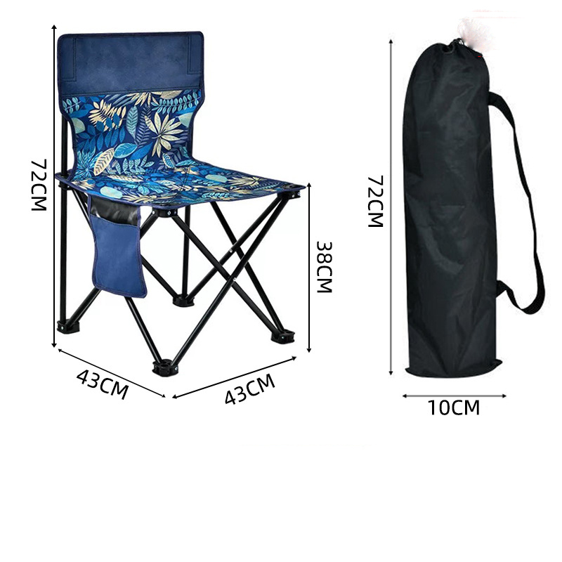 draussen Camping Stuhl Eisen Tragbare Faltbare Stuhl Verlängern Camping Sitz Für Angeln Festival Picknick BBQ Strand Ultraleicht Stuhl: A 72cm