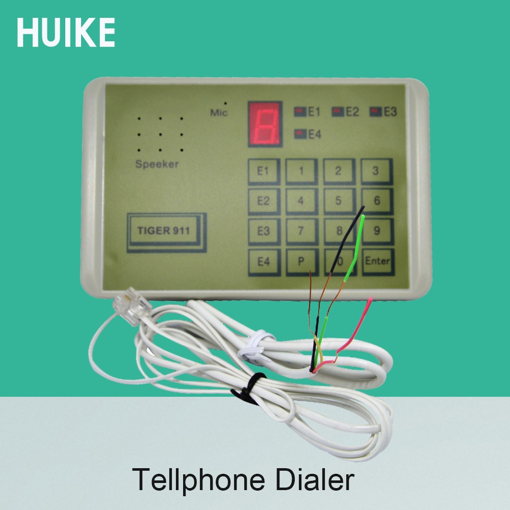 (1 Set) communicatie Apparatuur Tijger 911 Telefoon Dialer Tool Input NC GEEN Signaal of spanning GSM alarmsysteem accessoires