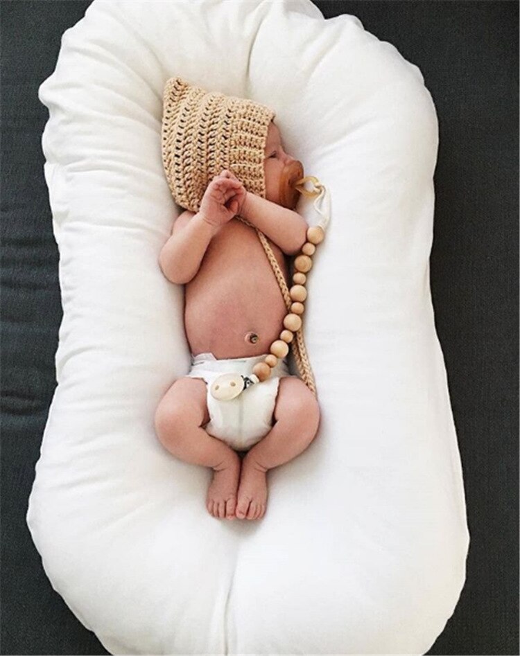 Baby Bionic Bed Lightweight Portable Removable Washable Bionic Uterine Bed Cotton Foldable BB Cotton Crib