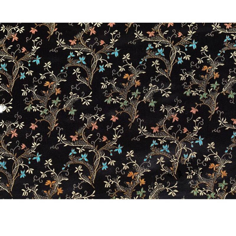 Tela Jacquard bordada con libélula CF01 para Boda China tradicional, Cheongsam Qipao, tela de seda de Mora, bolso de bricolaje, Material