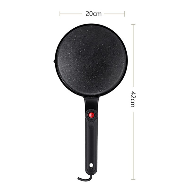 Máquina de tortitas antiadherente para hacer Pizza, plancha eléctrica de 220V y 900W para hornear Pan y pasteles, utensilios de cocina para el hogar