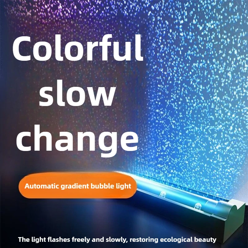 Aquariumverlichting LED waterdicht licht Kleurveranderende bellenstrip met speciale decoratieve kleurrijke verlichting voor oxygenatie
