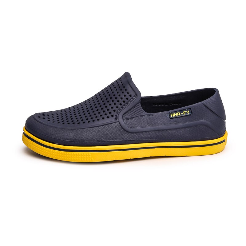 Originele Klassieke Slip Op Tuin Klomp Schoenen Mannen Zomer Platform Slipper Lite Sport Rit Outdoor Band Water Sandalen Capri Schoenen: Blauw / 7.5