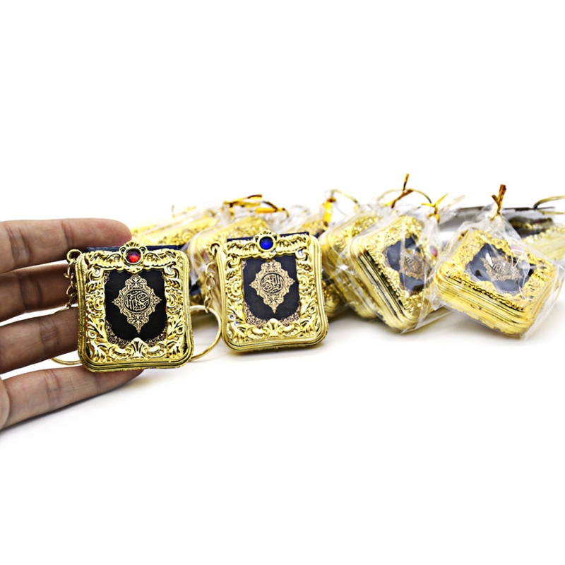 Miniatuur Arabische Koran Boek Islamitische Sleutelhanger Hanger Moslim De Koran Sleutelhanger