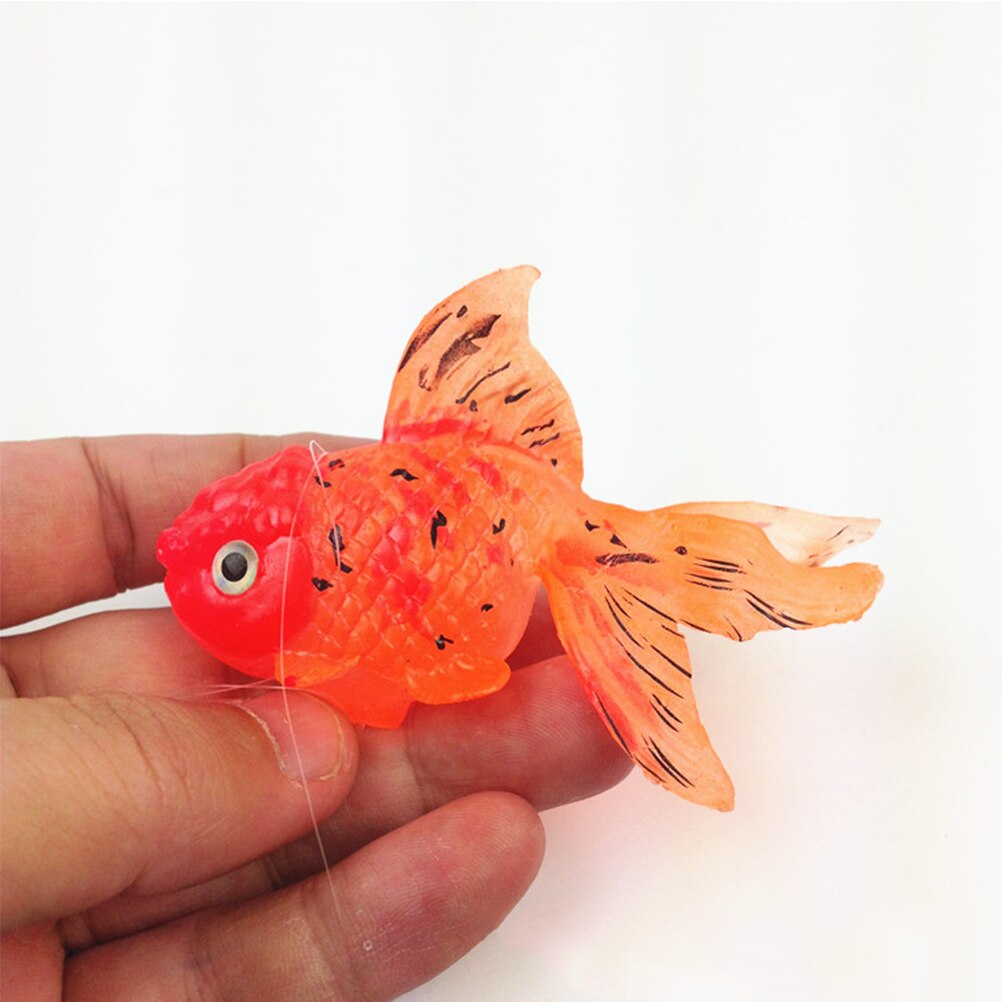 Artificial Fish Tank Aquarium Decoration Glow In The Dark Silicone Fish Tank Ornament Goldfish Aquarium Decor Supplies