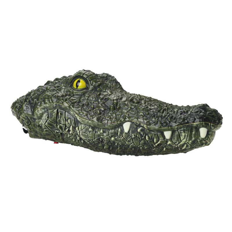 KALIONE RC Boat Simulation Crocodile Head 2.4G Rem... – Grandado