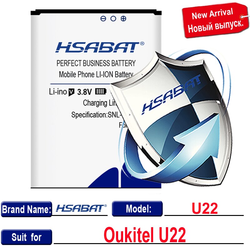 HSABAT-Batería de 3200-5100mAh para Oukitel U22, para Oukitel C3 / C5 C5 Pro / C11 C11 Pro / U7 Plus / U7 Pro / C8: for Oukitel U22