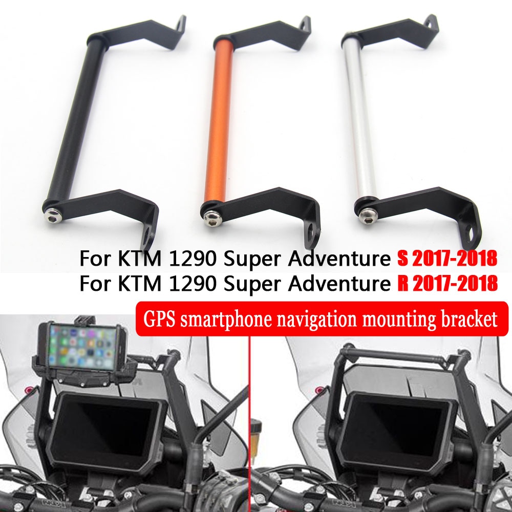 Voor Ktm 1290 Super Adventure S R Motorfiets Gps Smart Telefoon Navigatie Mount Montagebeugel Adapter Houder