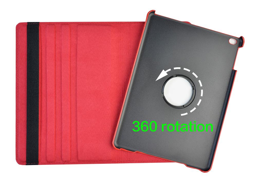 Funda con patrón de cocodrilo para iPad, cubierta de cuero abatible inteligente de grados para iPad Air 2 Air Generation, para el iPad 9,7 , 360