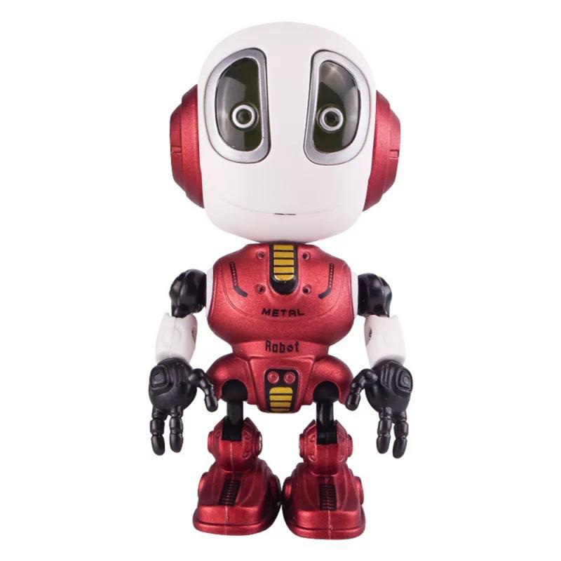 Rc leksaksrobotar intelligent induktionslegeringsrobot med led-ljus barn tidigt pedagogisk leksak interaktiv smarta robotleksaker: 01