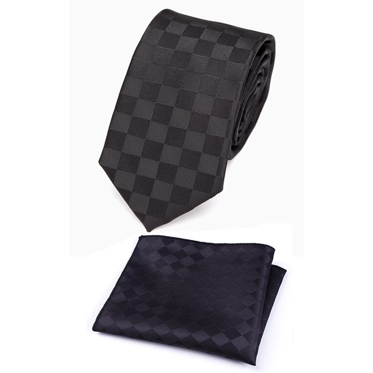 XGVOKH – ensemble de cravates pour hommes, nouvelle , cravate Hanky, points rayés, cou, cravate Slim, accessoires pour mariage, fête sociale: LD-SU1029
