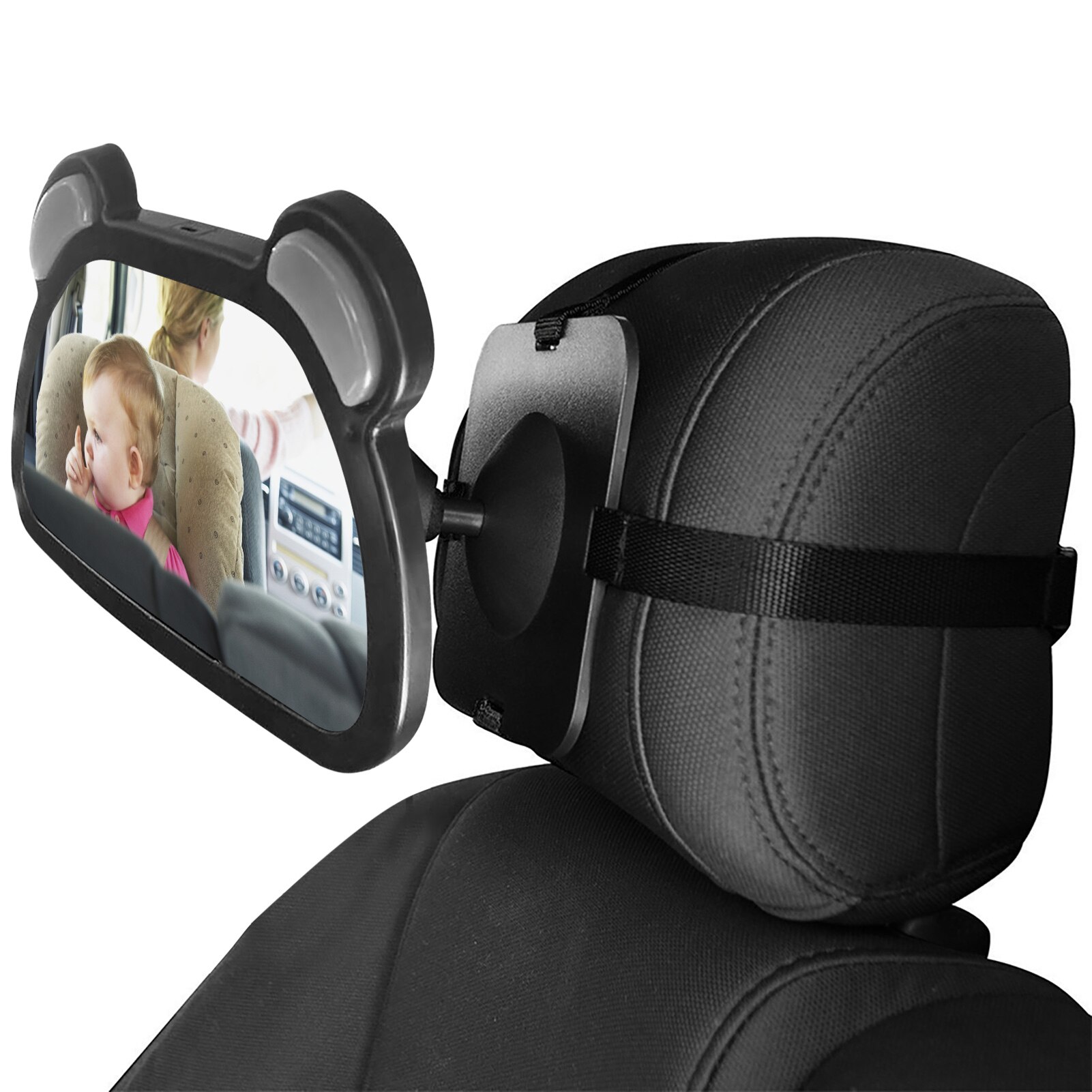 Baby Safety Seat Auxiliary Observation Rear-view Mirror Car Child Observation Rear-view Mirror Comprehensive Adjustable Checker