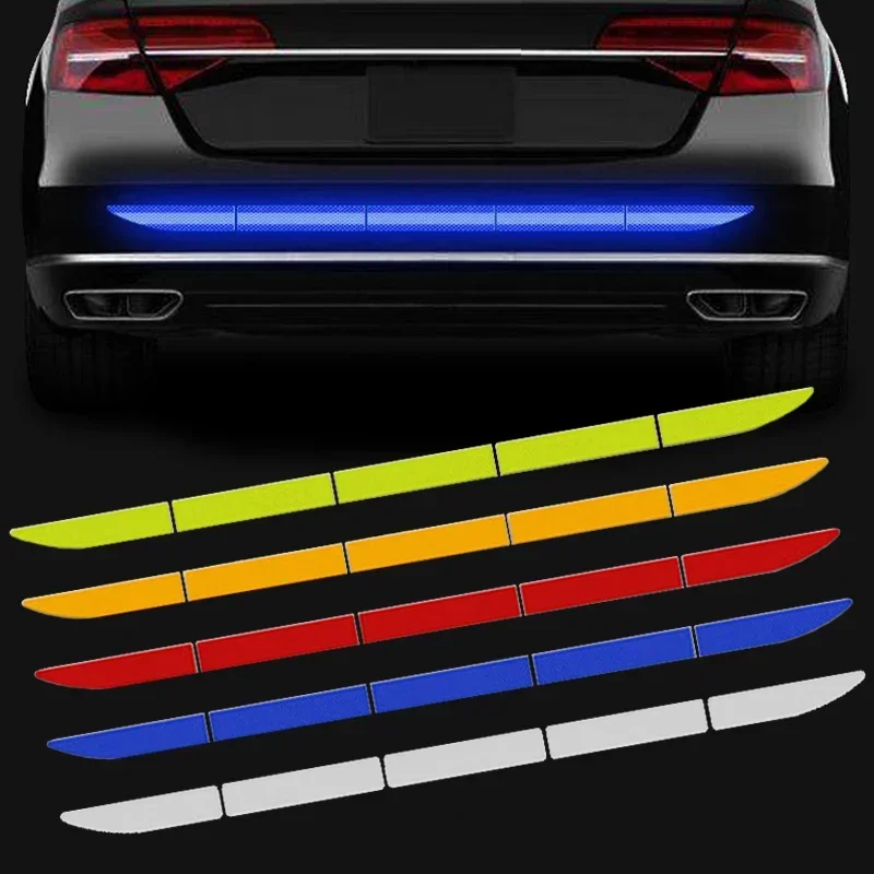 90Cm Reflecterende Auto Sticker Veiligheidswaarschuwing Reflector Tape Auto Stickers Anti Botsing Waarschuwing Reflector Sticker Auto Accessoires