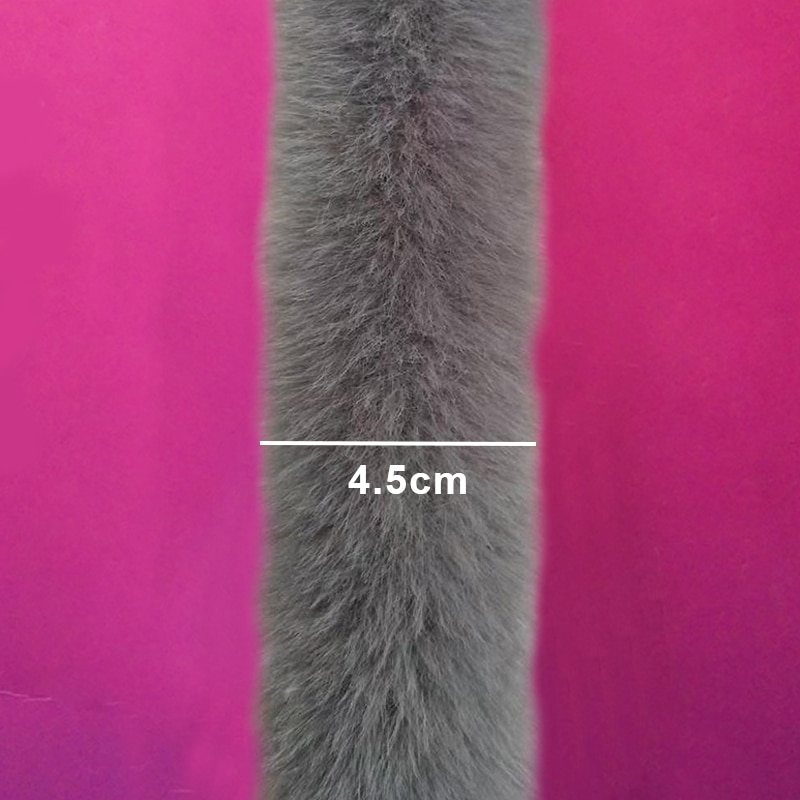 Diy Kunstmatige Konijnenbont Pluizige Tapes Kleding Schoenen Rand Naaien Trimmen Stof Lint Decoratie