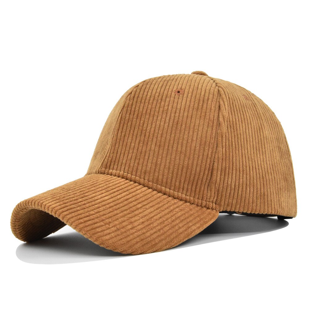 Version coréenne du costume deux pièces version coréenne de la casquette de baseball chapeau en velours côtelé 百搭秀 visage petit chapeau pour hommes de l'avant-toit de la de la rue: Kaki