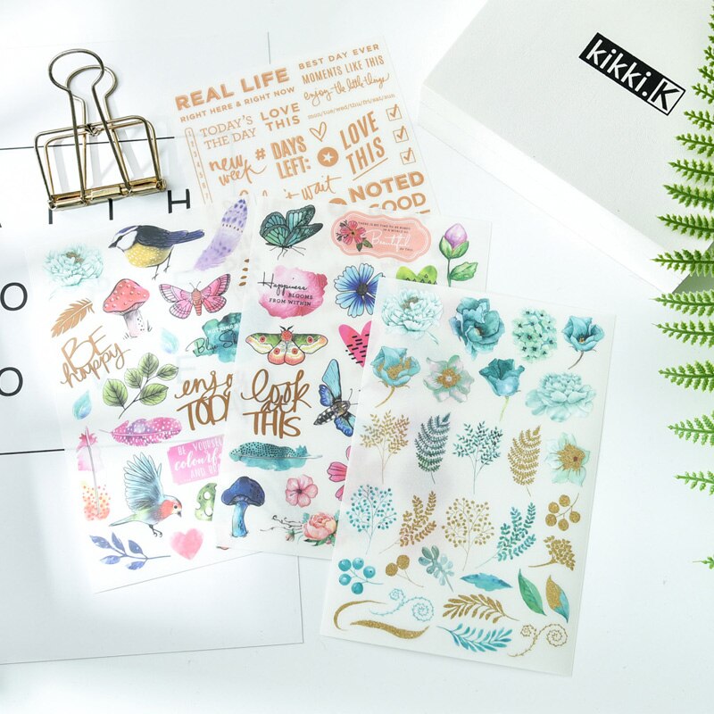 KSCRAFT Enjoy Today Rub On set for Scrapbooking DIY Projects/Photo Album/Card Making Crafts