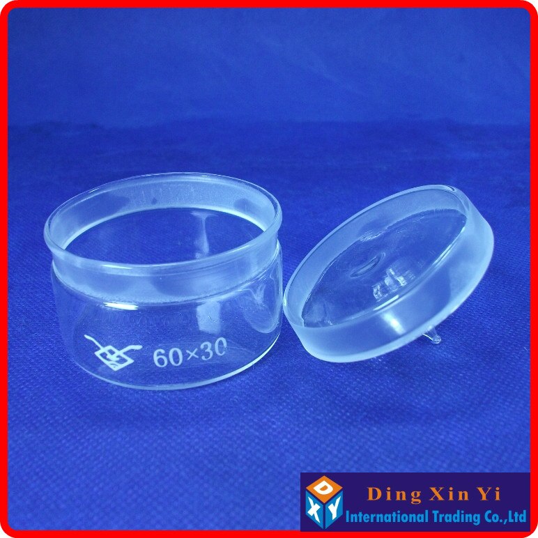 (8pieces/lot)60*30mm Glass weighing bottle in low form,glass weighing