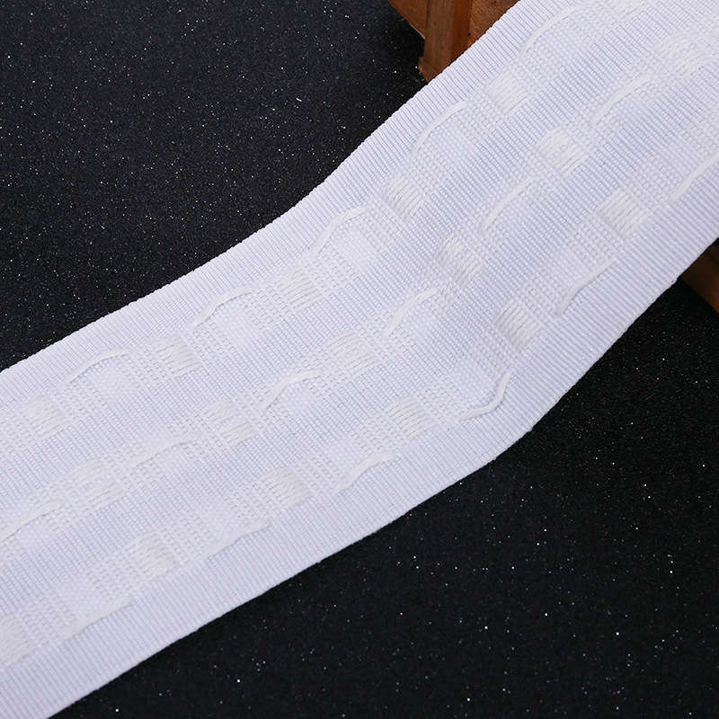 Punching Pull Pleated Tape Curtain Accessories Roman Hook Ring White Non Woven Cloth cp101&B: MULTI