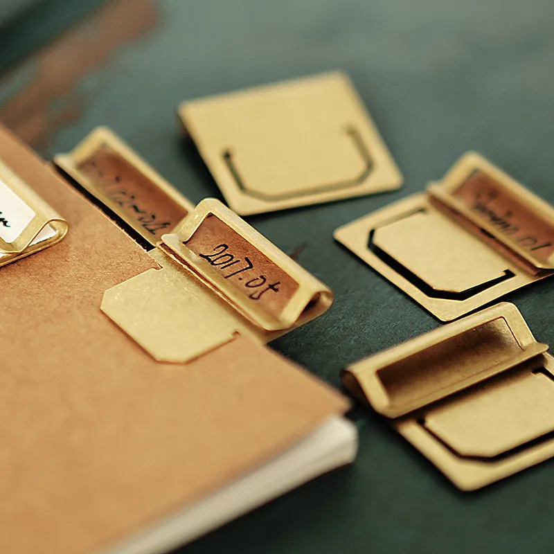 Brass Numbered Index Clips – Sandra Muir Design - View #13