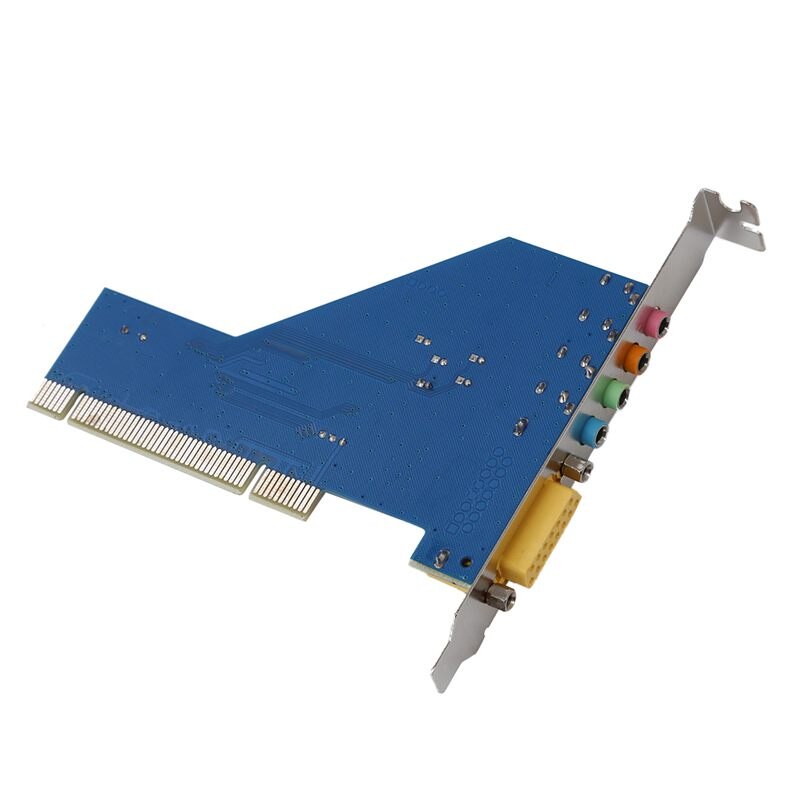 4 canales c-media 8738 Chip 3D o estéreo interno PCI tarjeta de sonido Win7 64 bits