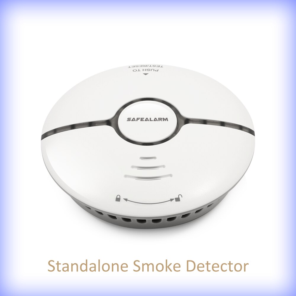 Conventional Battery Operated Fire and Smoke Detector Photoelectric Optical Sound and Light Smoke Alarm Detector with EN14604: SFL-302