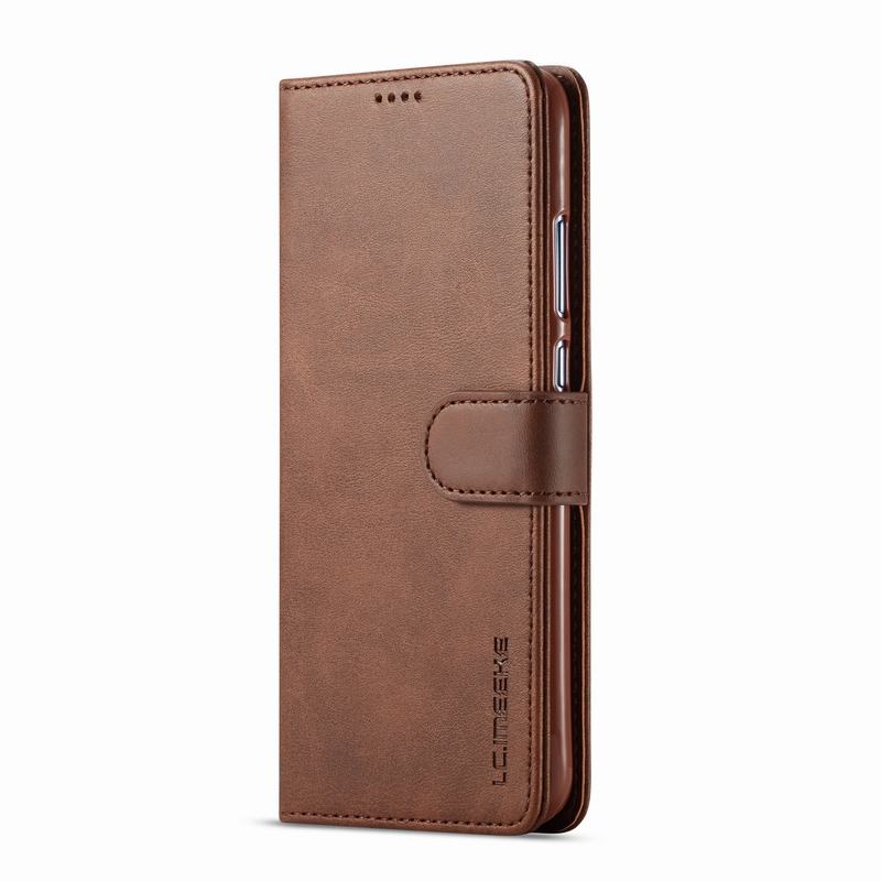 Case For Huawei P Smart Cover Case Magnetic Flip Luxury Vintage Plain Wallet Leather Phone bag For Huawey Psmart Coque: For P Smart 2018 / Brown