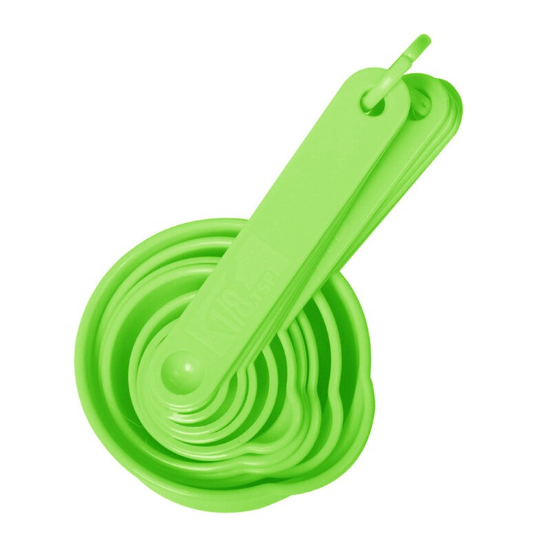 Juego de 11 cucharas de cocina para hornear, utensilios de cocina, cuchara medidora de silicona, cuchara de escala, cucharas medidoras, utensilios de cocina