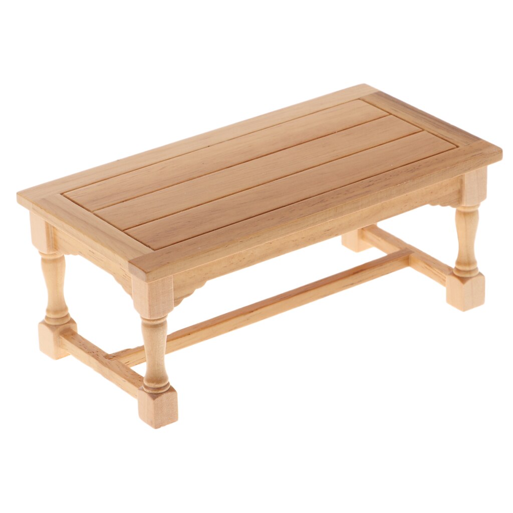 1:6th Skala Puppenhaus Holz Ende Tisch Kaffee Tisch Wohnzimmer Möbel: C