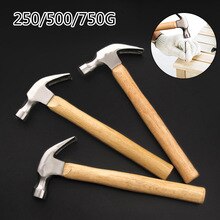 Wooden Handle Claw Hammer/big Iron Shockproof Hammer Shock Percussion Tool