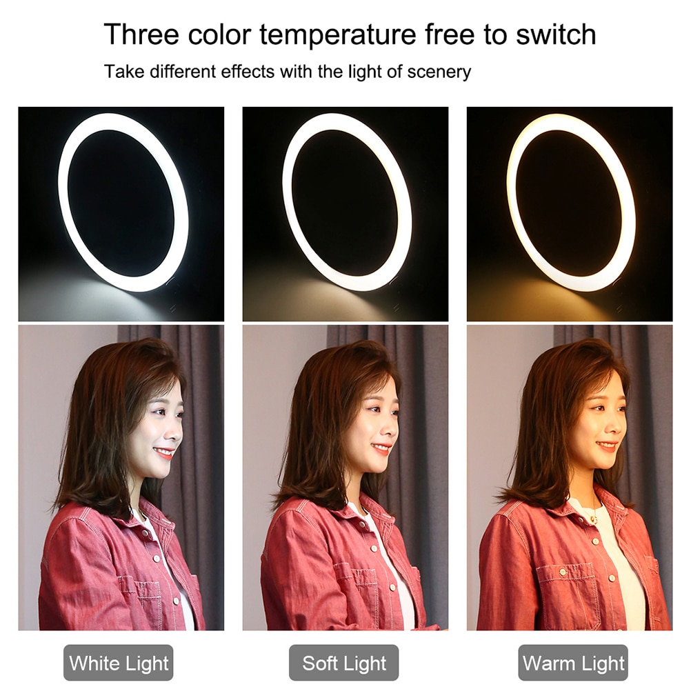 PULUZ makeup Ring Lights LED Ring Light Lamp LED decoration lights flash tripod for phone burning goods for tik tok