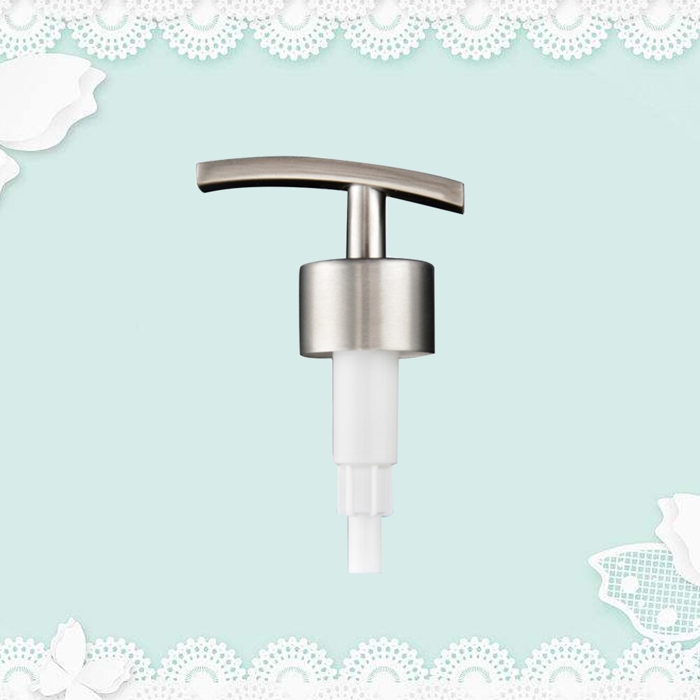 Stainless Steel Lotion Dispenser Pump Travel Bottle Pump for Shampoo Hand Soap Bottles