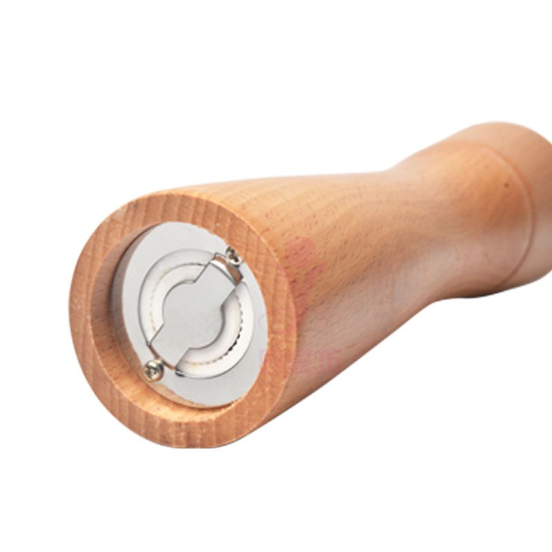 UPORS natura drewno młyn solny instrukcja młynek robić soli i pieprzu ruch ręczny młynek robić przypraw z ceramicznymi gadżetami kuchennymi 8/10 Cal