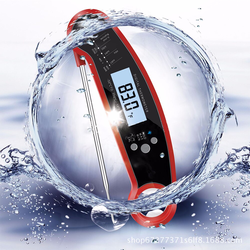 Digitale vleesthermometer keuken voedsel grill thermometer direct aflezen voor koken barbecue ovenbestendige kookgereedschap thermometer