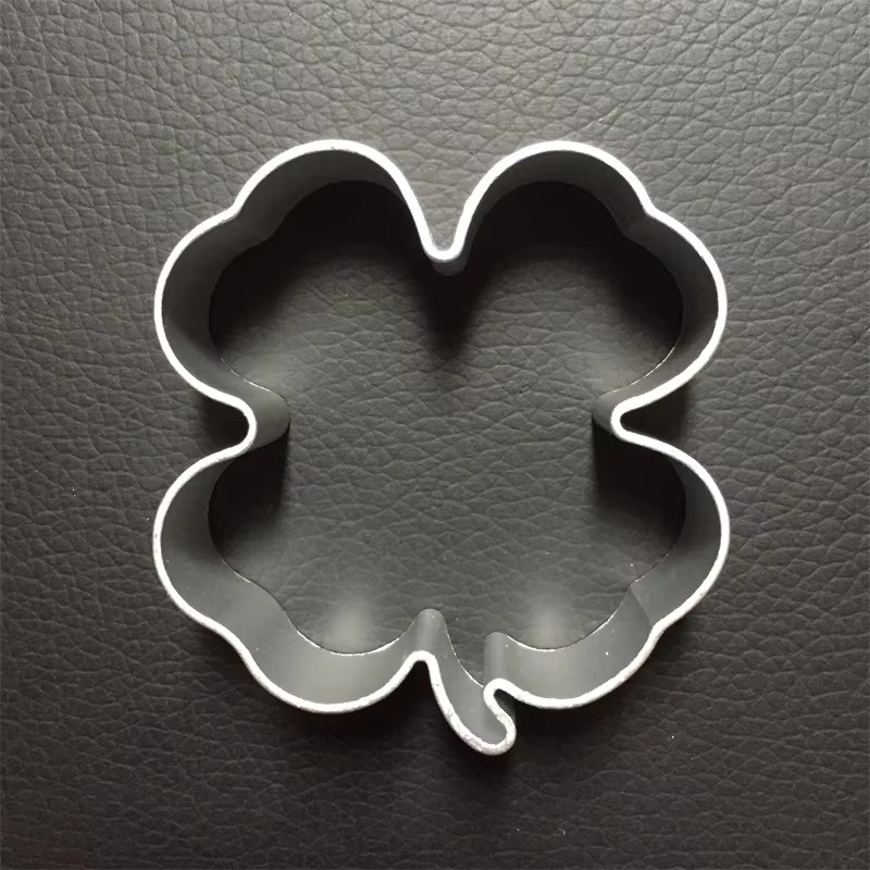 aluminiumlegering Klavertje Vier vorm cookie cutter cakevorm: Default Title