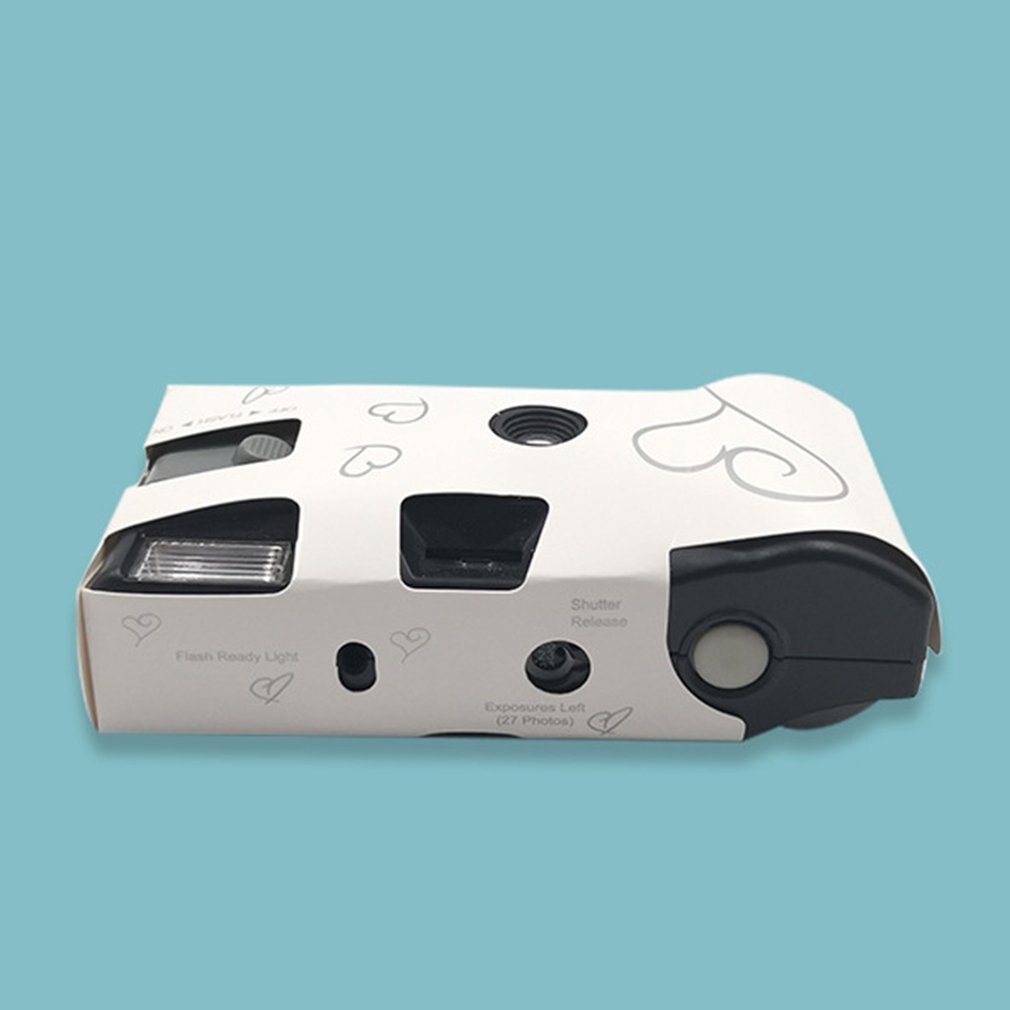 36 Photos 35mm Power Flash HD Single Use One Time Disposable Film Manual Camera Children's Party