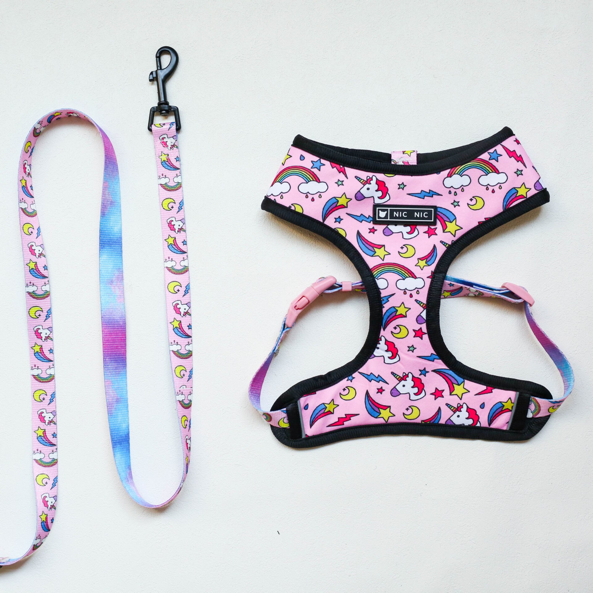 Dog Leashes Collar For Pet French Bulldogs Small Puppy Harnesses For Dogs Pet Breathable Mesh Leash Pugs Collar: Pink / S