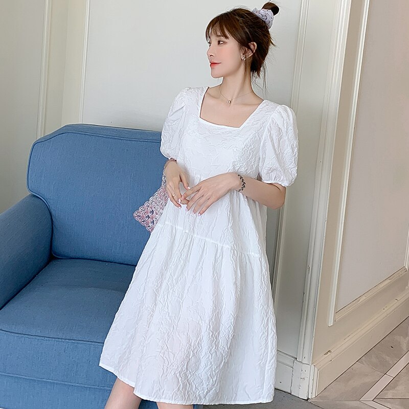 055 # mutterschaft Kleidung Pflege Kleid Sommer EINE Linie Kleid für Schwangere Frauen Schwangerschaft Kleidung Stillen Kleid: XXL