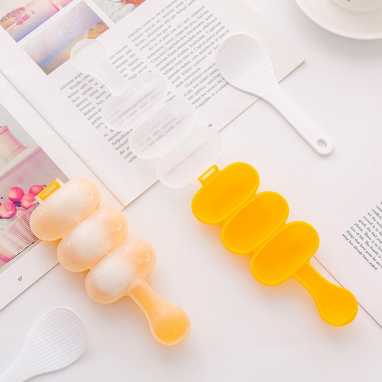 The Hokey Pokey Rice Ball Kitchen Tools DIY Rice Ball Making Mold Send Meal Spoon Boxed