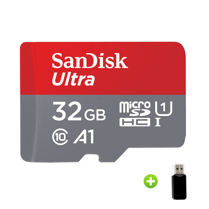 SanDisk Speicher Karte 64G 128G 16G SDHC EVO plus MicroSD Micro SD C10 4K TF Trans flash 32 GB Klasse 10 Telefon Karten für go pro: 32GB-Card Reader