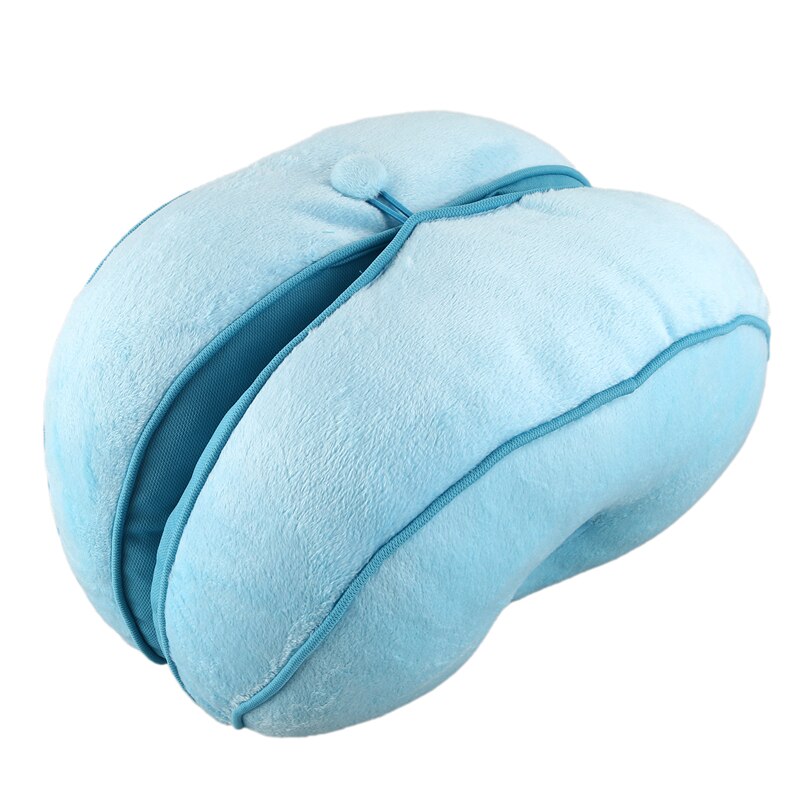 Multifunctionele Dual Comfort Zitkussen Hip Lift Zitkussen Mooie Butt Zitkussen Comfy Voor Huis Blauw