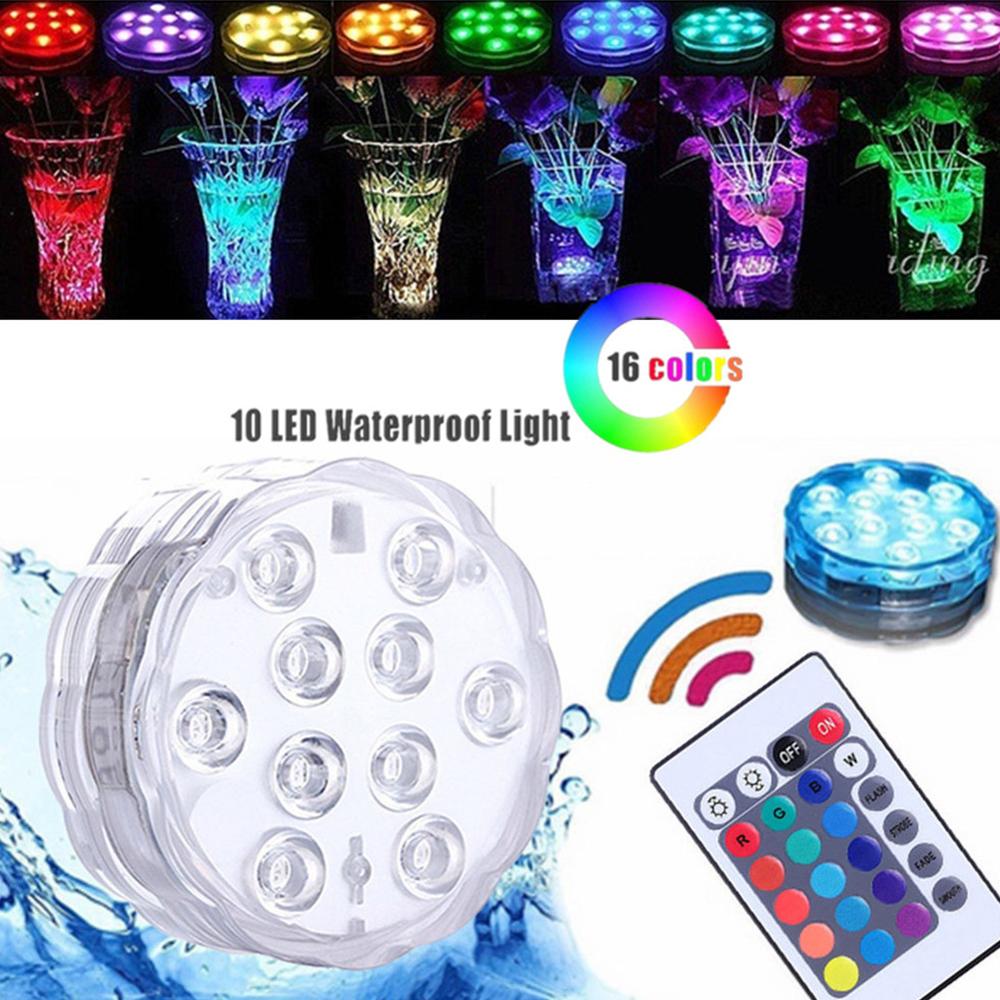 Led Aquarium Kleurrijke Onderwater Waterdichte Licht Heldere Afstandsbediening Licht Voor Zoutwater Zoetwater Vis Koraalrif