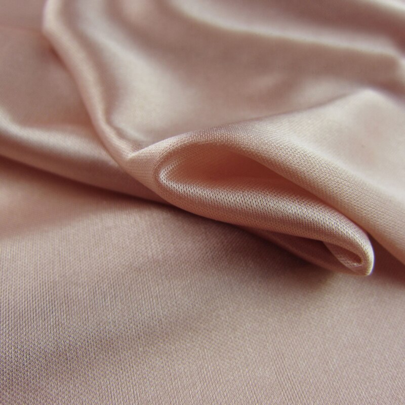 3 meters 160 62.99" width lotus pink knitted satin fabric lining background dress inner linings LX129