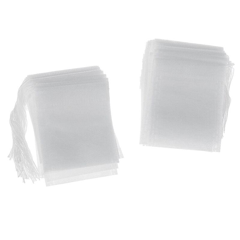 20/100 st tomma tepåsar med snöre tefilter för ört lös te soppa smaksättning matlagning tepåsar kökstillbehör