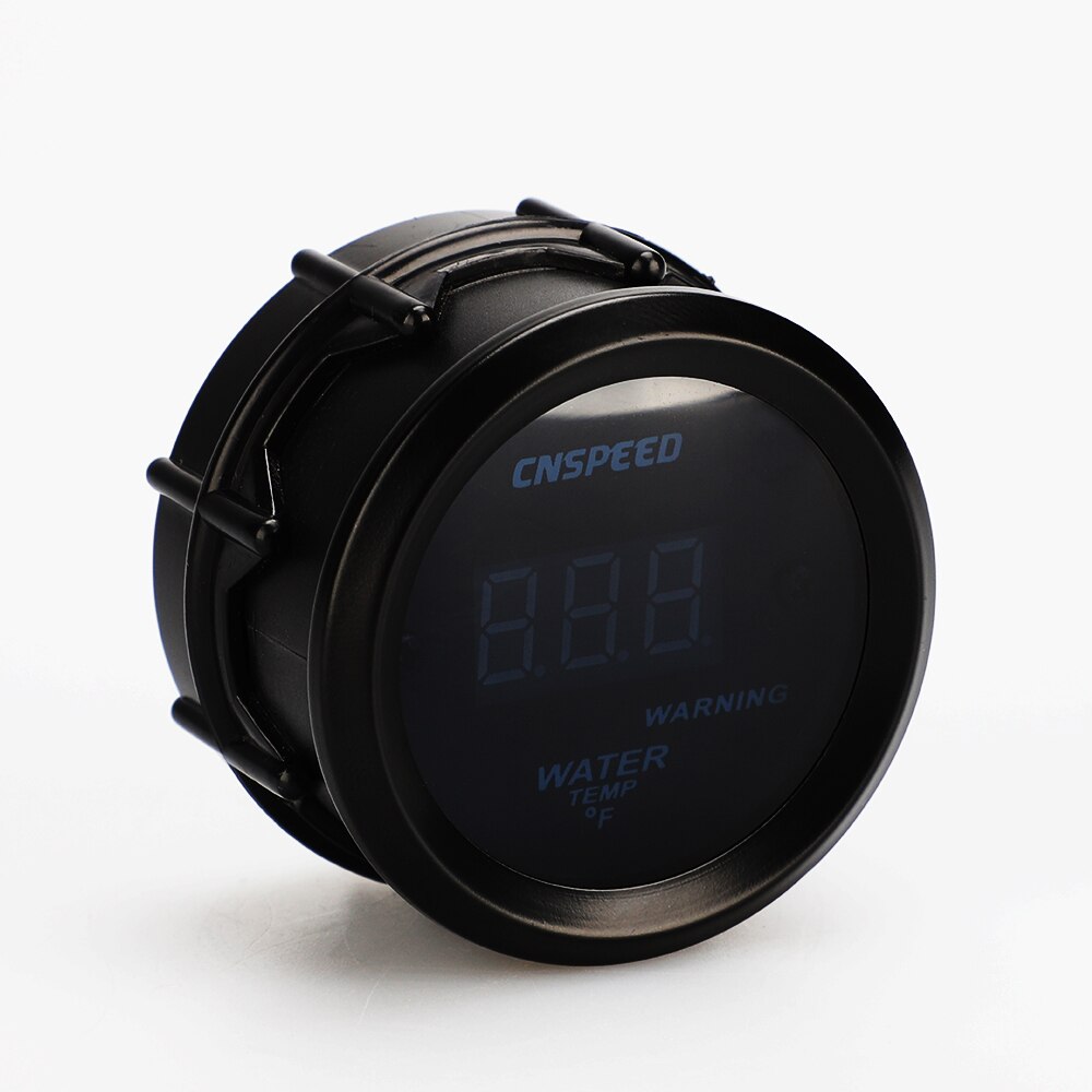 Water Temp gauge 2" 52mm Digital Water temperature gauge Blue LED Car gauge car Fahrenheit Celsius meter with sensor YC101333-F
