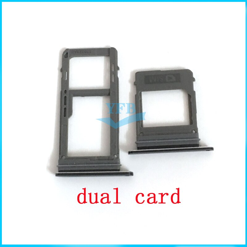 10pcs SIM Vassoio di Carta Per Samsung Galaxy A5 A7 2017 A520 A720 Sim Card Adattatore SD Card Slot Per Supporto singola Doppia Versione