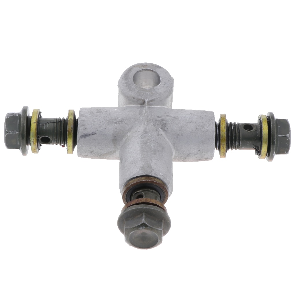 Motorcycle Brake House Line Tee Connector for / Hydraulic Hand Brake，3 WAY 10mm Tee Connector Piece Brake Clutch Pipe