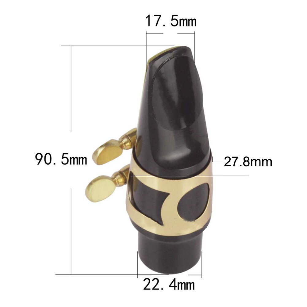 5 Stks/set Alto Sax Saxofoon Mondstuk Cap Gesp Reed Muziekinstrument Deel