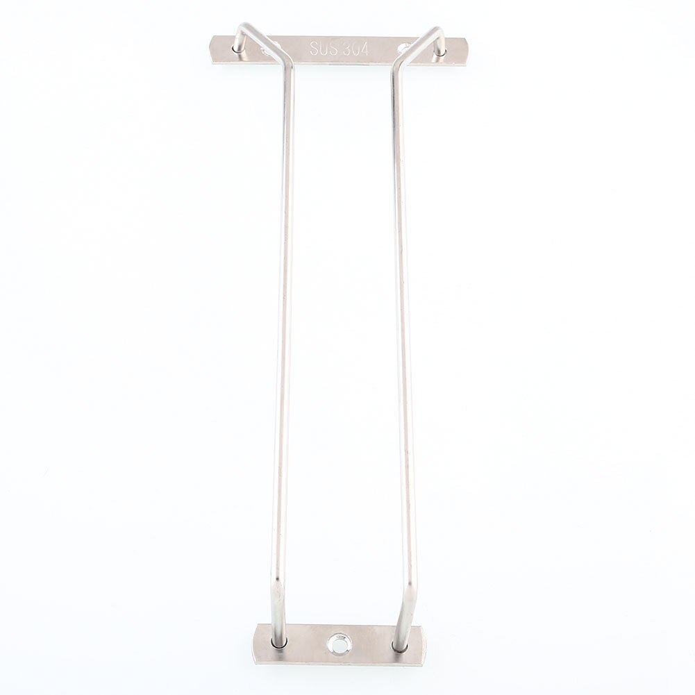 28 cm/11 "Rvs Wijnglas Houder Keuken Thuis Cup Opknoping Organisator Bar Hanger Plank Chrome Glaswerk houder